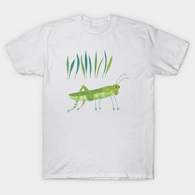 Grasshopper T-Shirt by NicSquirrell